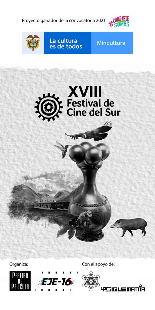 Afiche XVIII FESTIVAL DE CINE DEL SUR